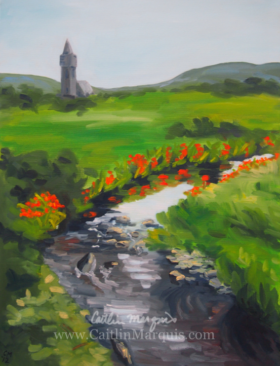 Glencolmcille, Ireland oil on canvas; www.caitlinmarquis.com